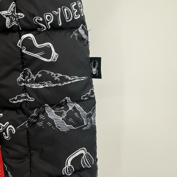 Spyder‎ Baby Boy All In One Faux Fur Lined Ski Snow Suit Size 9/12m - Picture 3 of 5